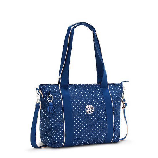 Kipling Asseni Small Printed Toteväska Blå | SE 1748KO